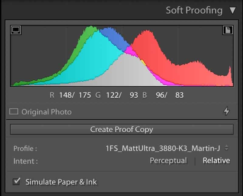 Option to create a Proof Copy in the Lightroom Develop module