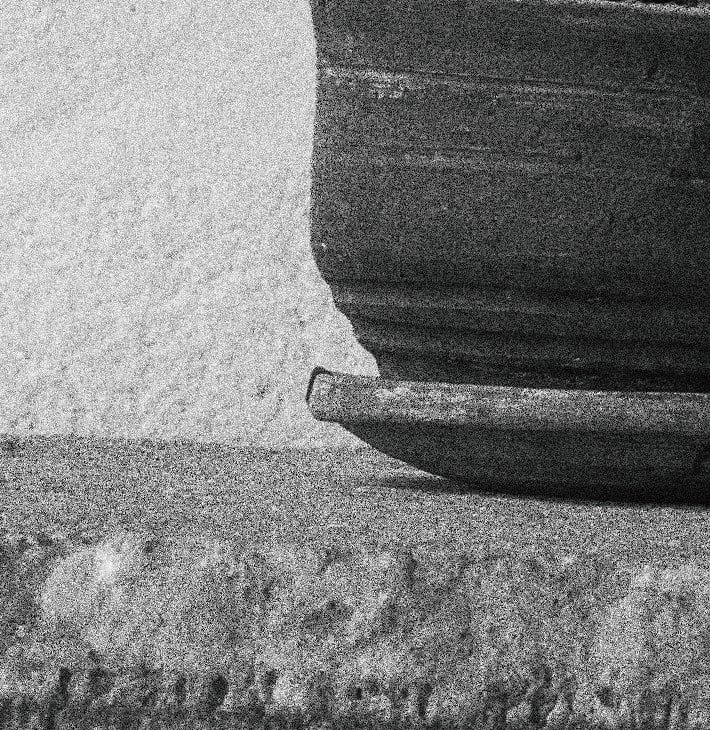 Close up of the film grain texture