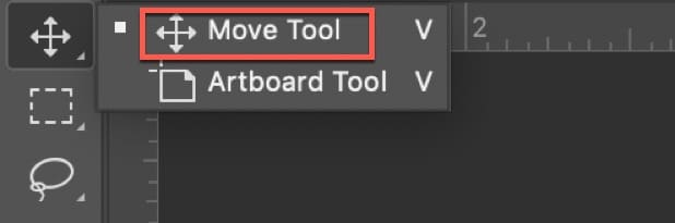 Move tool in photoshop