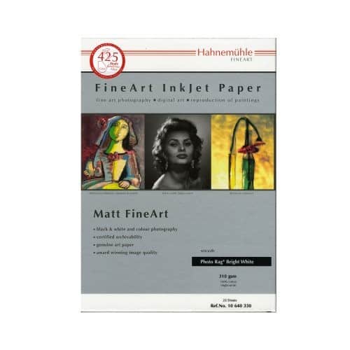 Selecting papers for photo printing. Fine Art Matt Paper