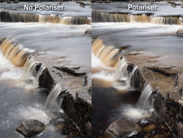 Effects of using a polarising filter for landscape photography
