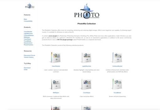 Fig15 PhotoWiz Plugins and photo editors