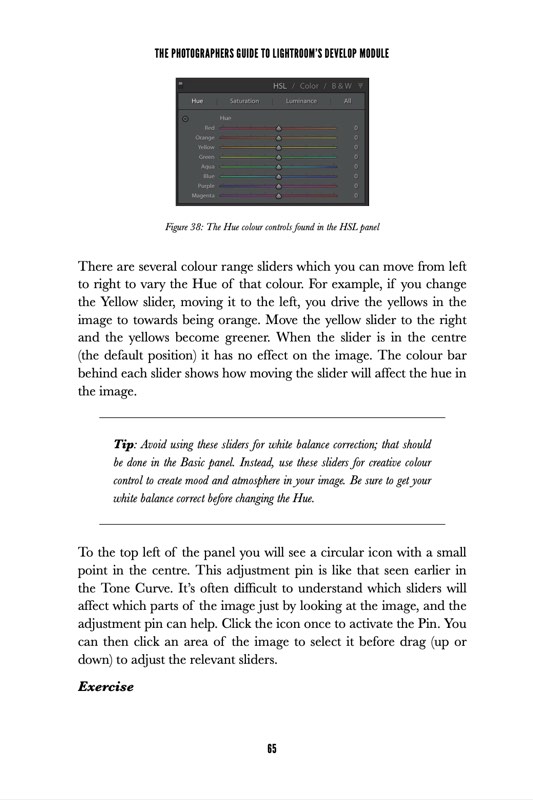 Mastering the Lightroom Develop Module book example page 1