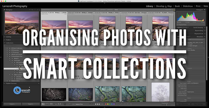 Organising your photos using lightroom smart collections tutorial main image