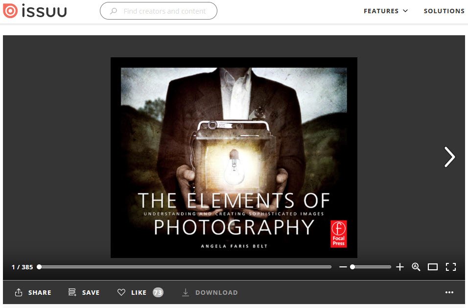 Elements of Photography Book on issuu