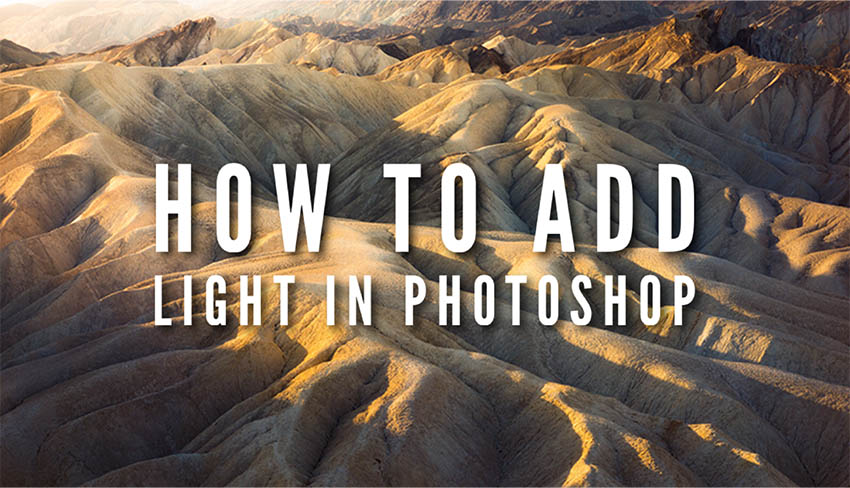 How to add light in photoshop main image