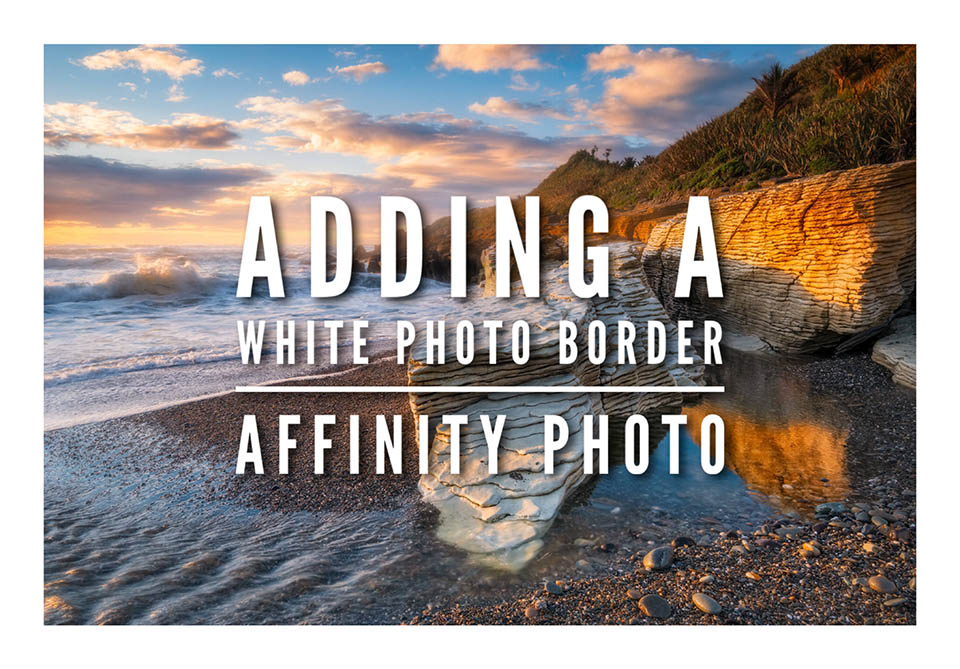 How to add a white border to photos using affinity photo main image