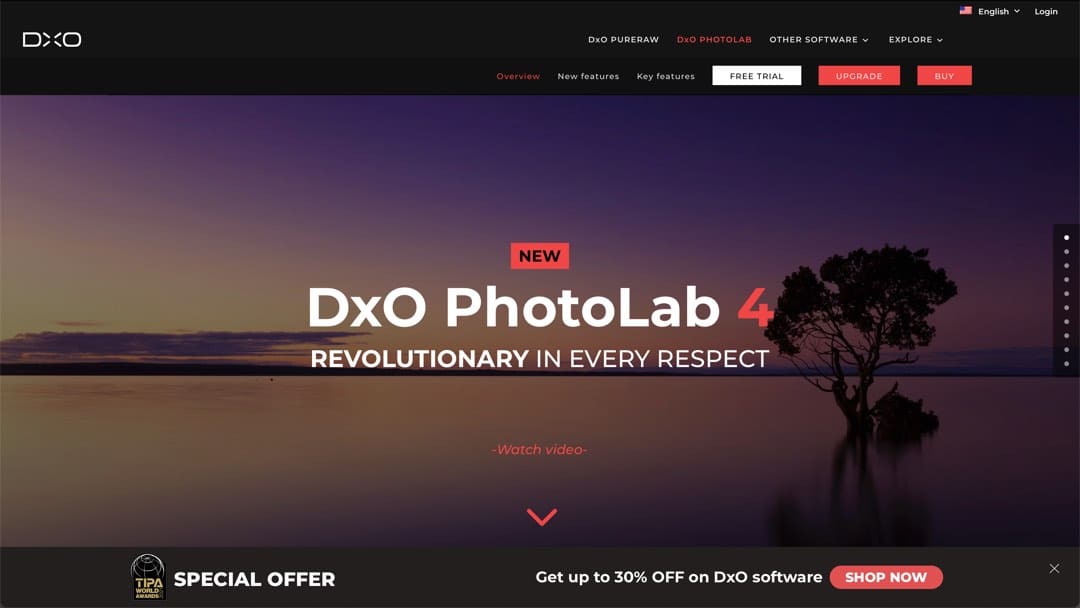 DxO PhotoLab website