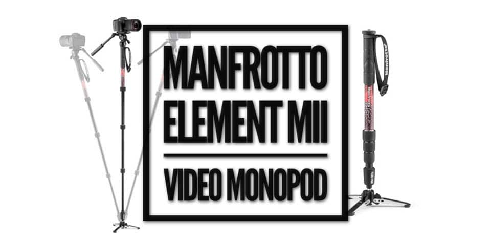 Manfrotto Element MII Video Monopod with Fluid Head Title image