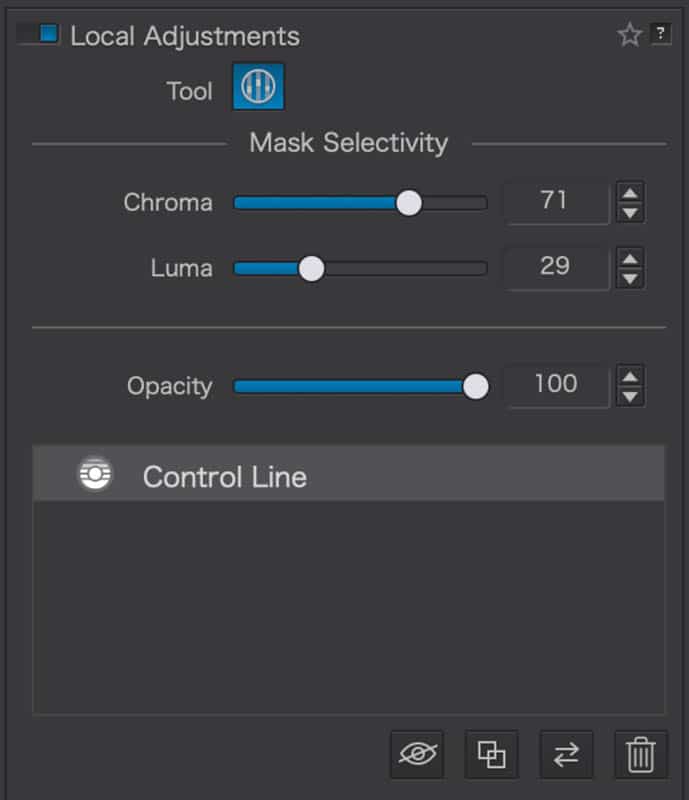 Chroma and Luma sliders for the PhotoLab Control Line