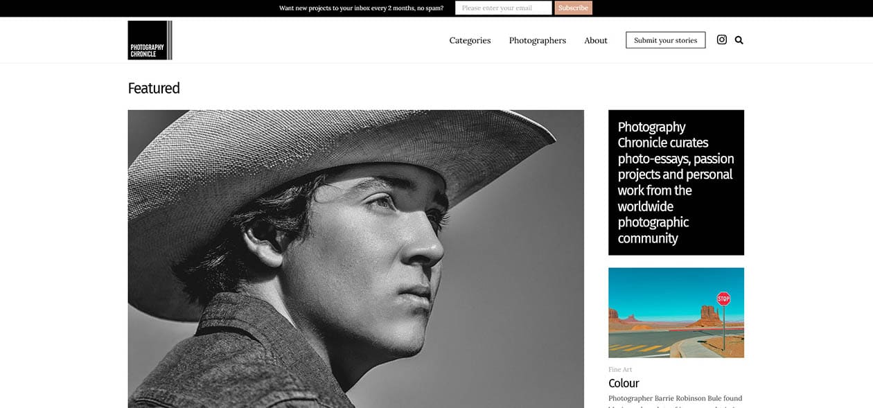 Photography Chronicle website