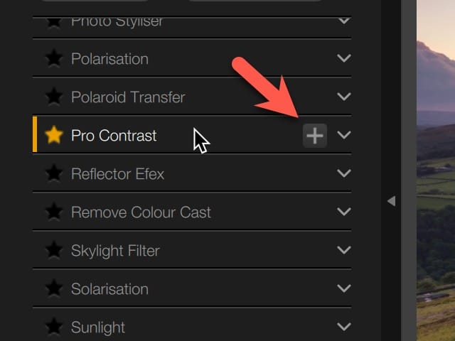 Adding a new filter in Nik Color Efex Pro 5
