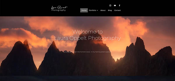 Laura Oppelt Photography website